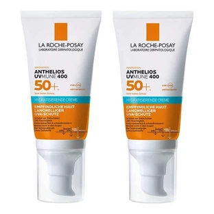 La Roche-Posay Anthelios UVmune Hydraterende Crème SPF 50+, 2 x 50 ml crème