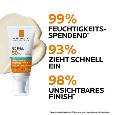 La Roche-Posay Anthelios UVmune Hydraterende Crème SPF 50+, 2 x 50 ml crème