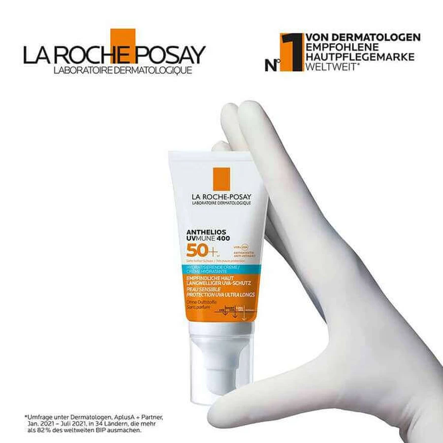 La Roche-Posay Anthelios UVmune Hydraterende Crème SPF 50+, 2 x 50 ml crème
