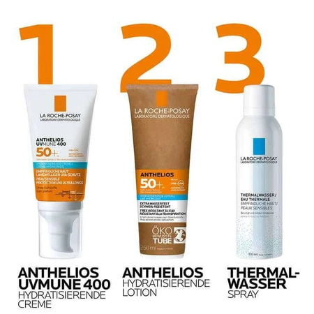 La Roche-Posay Anthelios UVmune Hydraterende Crème SPF 50+, 2 x 50 ml crème