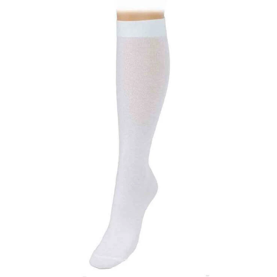 Calcetines hasta la rodilla Compressana Twist, talla 36-38, blancos, 2 pares, según disponibilidad