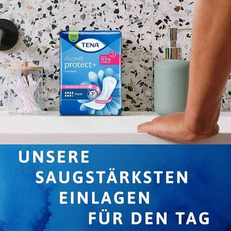 TENA® Discreet Maxi-inlegkruisjes voor incontinentie, verpakking van 12 stuks
