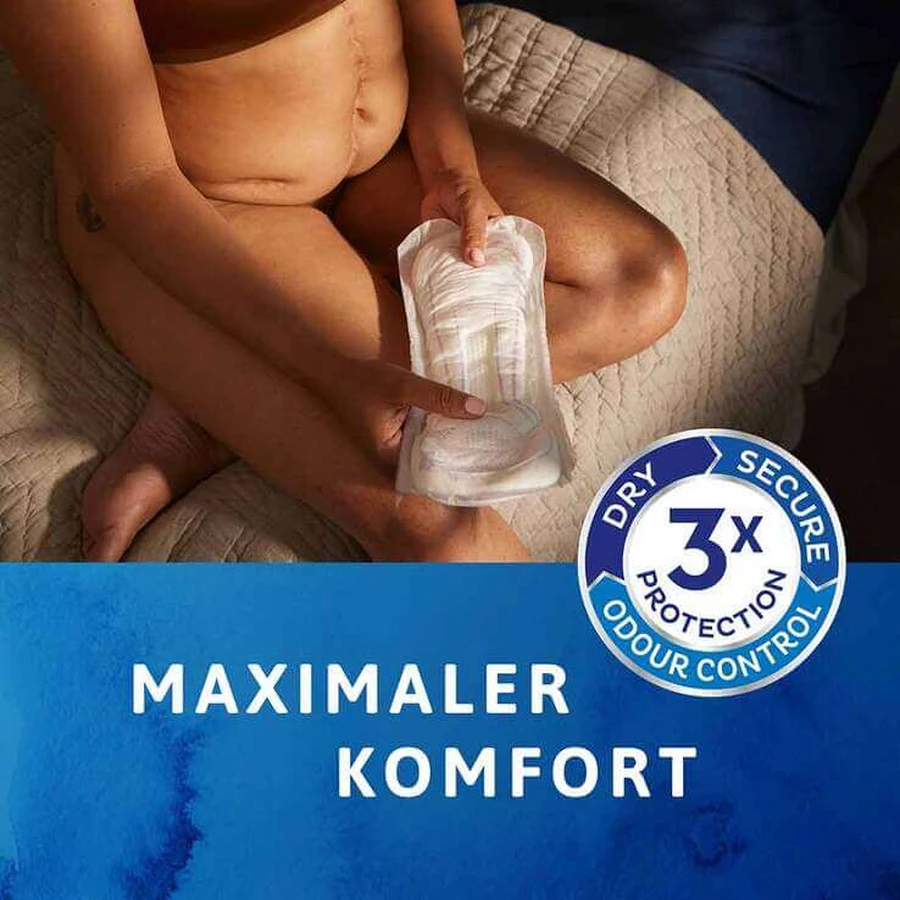 TENA® Discreet Maxi-inlegkruisjes voor incontinentie, verpakking van 12 stuks
