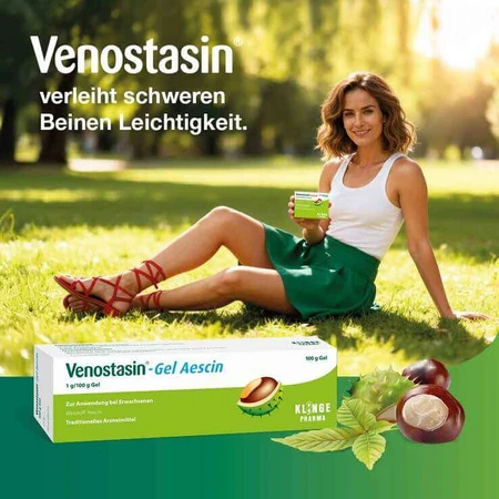 Venostasin® Gel Aescin geeft vermoeide benen nieuwe energie en verkoelt, 100 g gel