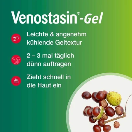 Venostasin® Gel Aescin geeft vermoeide benen nieuwe energie en verkoelt, 100 g gel