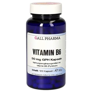 Vitamin B6 50 mg GPH Capsules, 60 Capsules