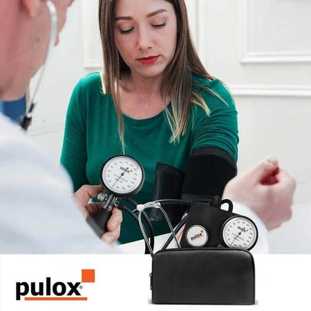 Pulox handmatige bloeddrukmeter + stethoscoop, 1 stuk, in de staat waarin het zich bevindt