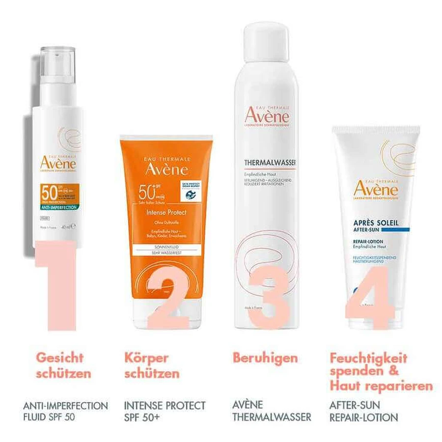 Fluide anti-imperfections Avène SPF 50, 2 x 40 ml, émulsion