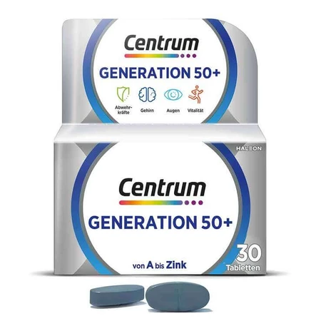 Centrum Generation 50+ Tablets, 2 x 180 tablets