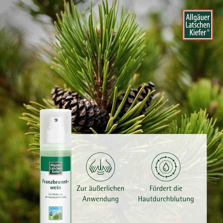Allgäu Mountain Pine Rub, Pump Spray, 125 ml Solution