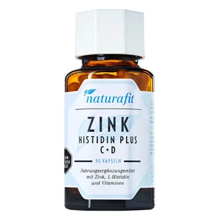 Naturafit Zinc Histidină plus C + D, capsule, 30 de capsule