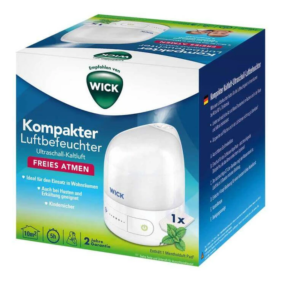 WICK Compact Humidifier, 1 unit, as is