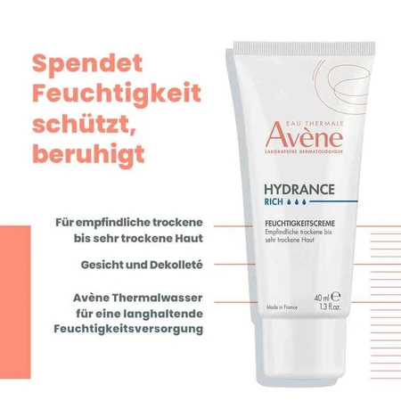 Avene Hydrance reichhaltig Feuchtigkeitscreme, 2x40 ml Creme