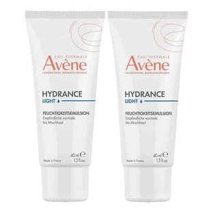Avene Hydrance Light Moisturizing Emulsion, 2x40 ml Emulsion