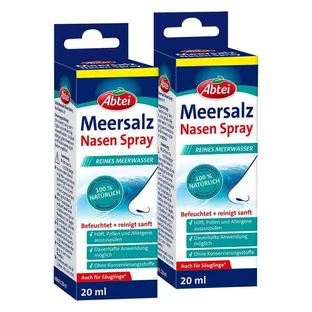 Abtei Meersalz Nasen Spray, 2x20 ml Nasenspray