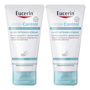 Crème pour les mains intensive Eucerin Atopicontrol, 2 x 75 ml