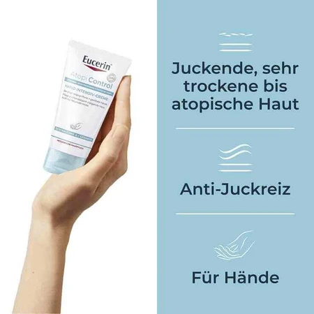 Crème pour les mains intensive Eucerin Atopicontrol, 2 x 75 ml
