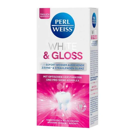 Perlweiss White & Gloss tandpasta, 50 ml tandpasta