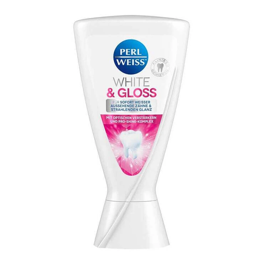 Perlweiss White & Gloss tandpasta, 50 ml tandpasta