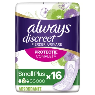 Inkontinenzeinlagen Always Discreet Small Plus, 16 Stück, P&G