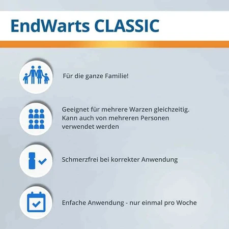 Solution EndWarts® CLASSIC, 3 ml de solution