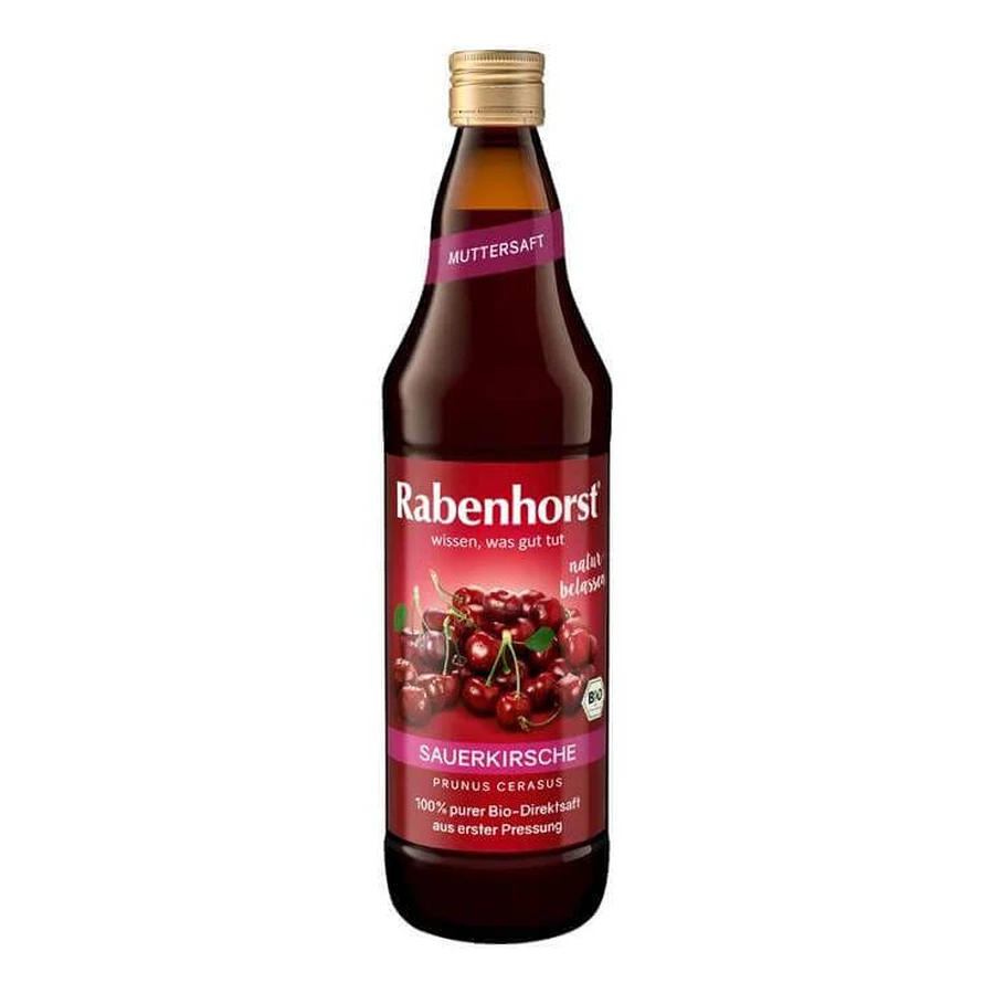 Rabenhorst biologisch zuurkersensap, 700 ml sap