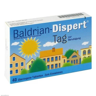 Baldrian Dispert Tag überzogene Tabletten, 100 St Überzogene Tabletten