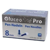 Aiguilles Gluceofine® Pro Pen 31 G 0,25 x 8 mm, boîte de 100 pièces