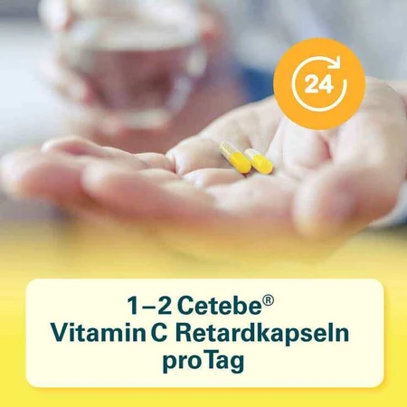 Cetebe® Vitamine C à libération prolongée 500, 60 gélules