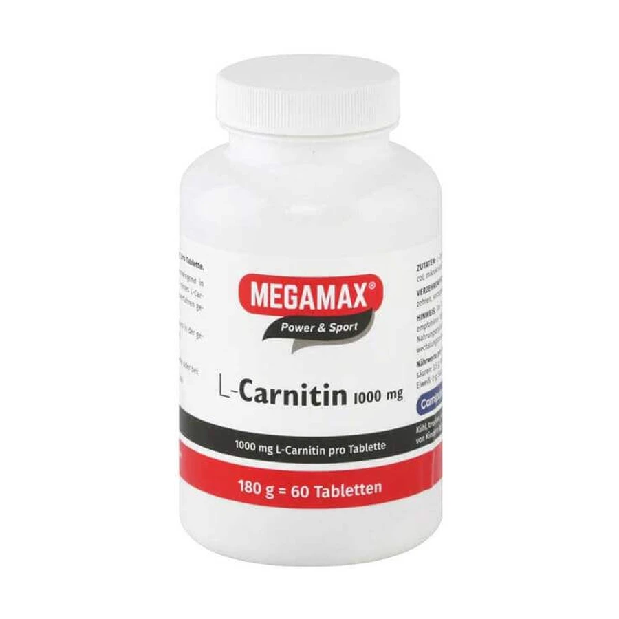 L-Carnitin 1000 mg Megamax Tabletten, 60 St Tabletten