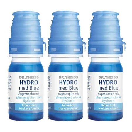DR. Theiss Hydro med Blue Augentropfen, 3x10 ml Augentropfen