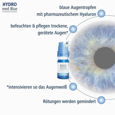 DR. Theiss Hydro med Blue Augentropfen, 3x10 ml Augentropfen