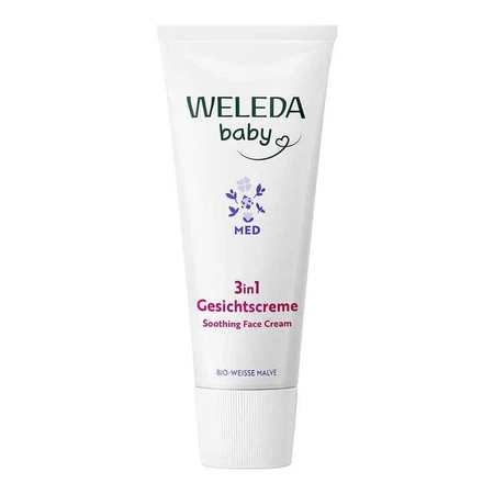 Weleda Baby 3-in-1 White Mallow Face Cream, 50 ml Cream