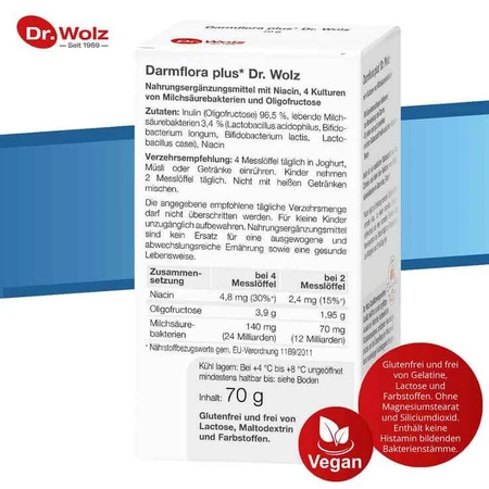 Darmflora plus pulbere, 70 g pulbere