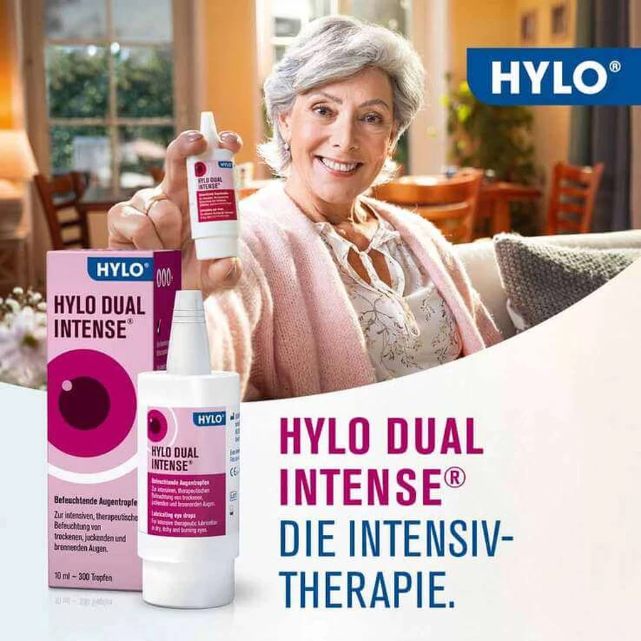 Hylo Dual INTENSE® Eye Drops, 2x2x10 ml eye drops