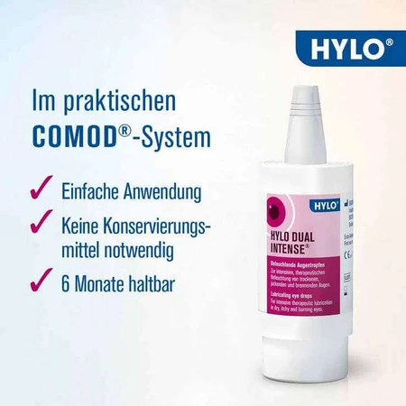 Hylo Dual INTENSE® Eye Drops, 2x2x10 ml eye drops