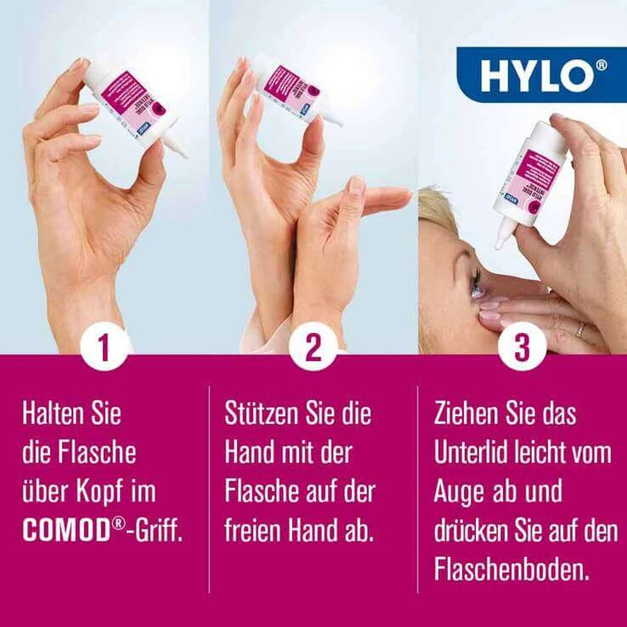 Hylo Dual INTENSE® Eye Drops, 2x2x10 ml eye drops