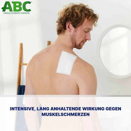 Abc-warmtepleisters, voor de gevoelige huid, van niet-geweven materiaal, Hansaplast Med, 2x4 pleisters