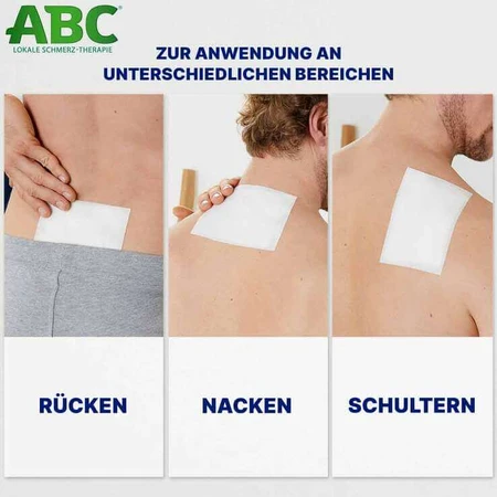 Abc-warmtepleisters, voor de gevoelige huid, van niet-geweven materiaal, Hansaplast Med, 2x4 pleisters