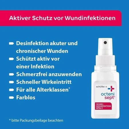 Octenisept-wonddesinfectiespray met spuitpomp, 250 ml oplossing