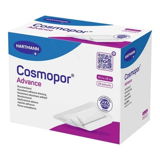 Cosmopor Advance, parches de 8 x 10 cm, paquete de 25 unidades