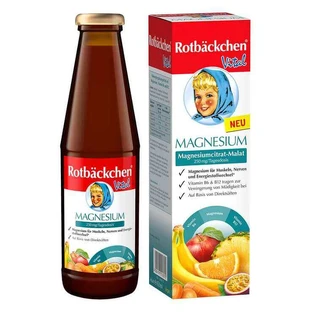 Jus Rabenhorst Rotbäckchen Vital au magnésium, 450 ml de jus