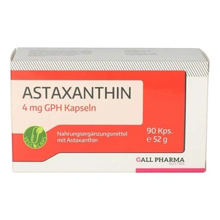 Cápsulas de astaxantina 4 mg GPH, 180 cápsulas