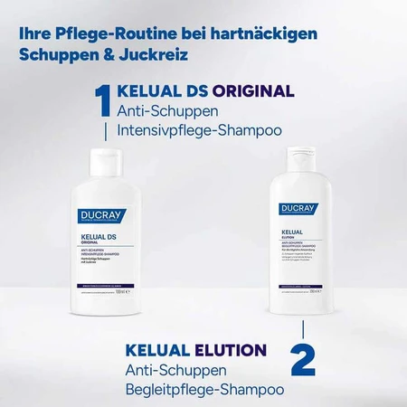 Champú anticaspa Ducray Kelual DS, 2 x 100 ml de champú