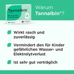 Tannalbin® en comprimidos para la diarrea, 20 comprimidos