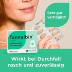 Tannalbin® en comprimidos para la diarrea, 20 comprimidos