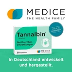 Tannalbin® en comprimidos para la diarrea, 20 comprimidos