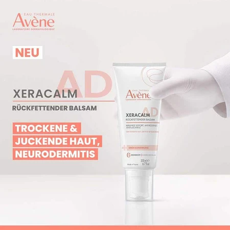 Avene XeraCalm A.D rückfettender Balsam, 2x400 ml Balsam