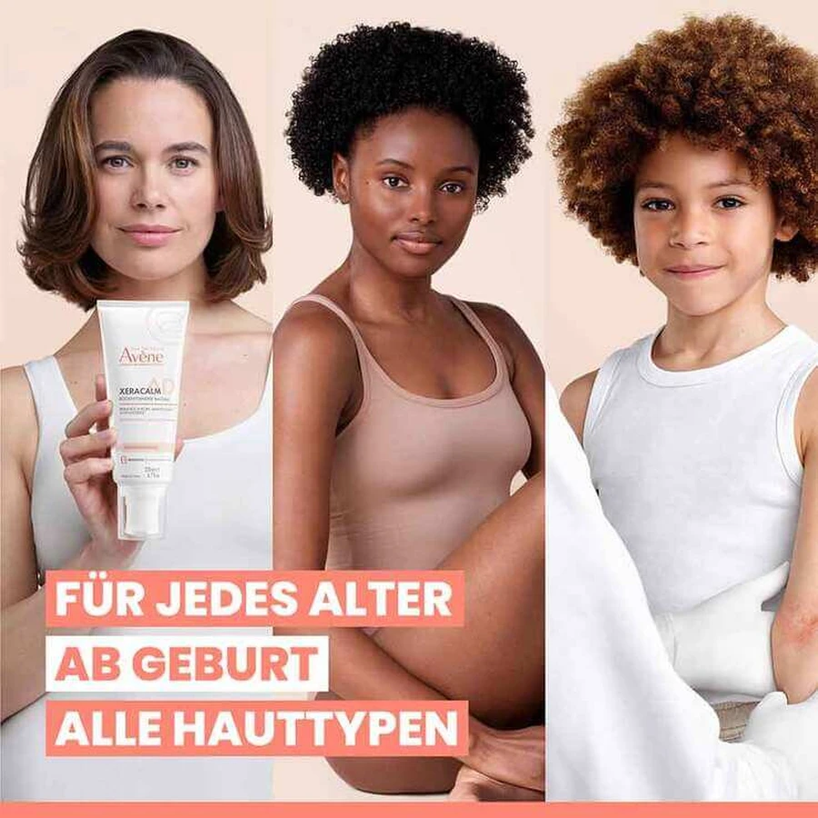 Avene XeraCalm A.D rückfettender Balsam, 2x400 ml Balsam