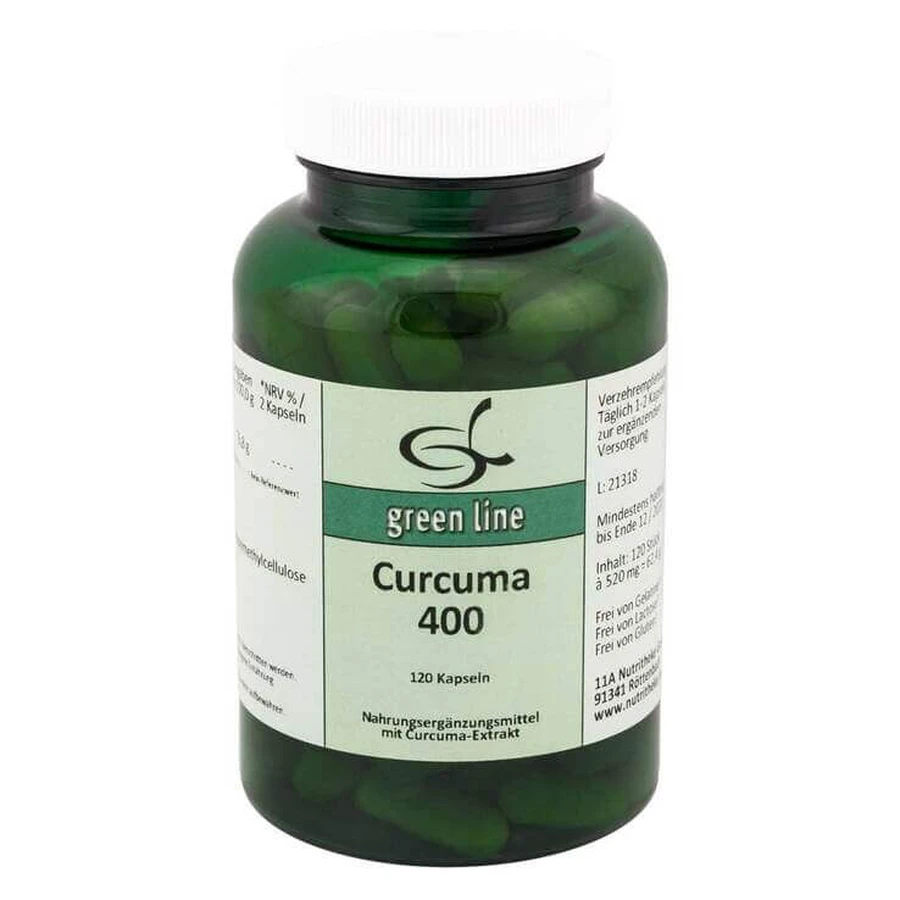 Kapsułki z kurkumą 400 mg, 120 kapsułek: ceny i cechy